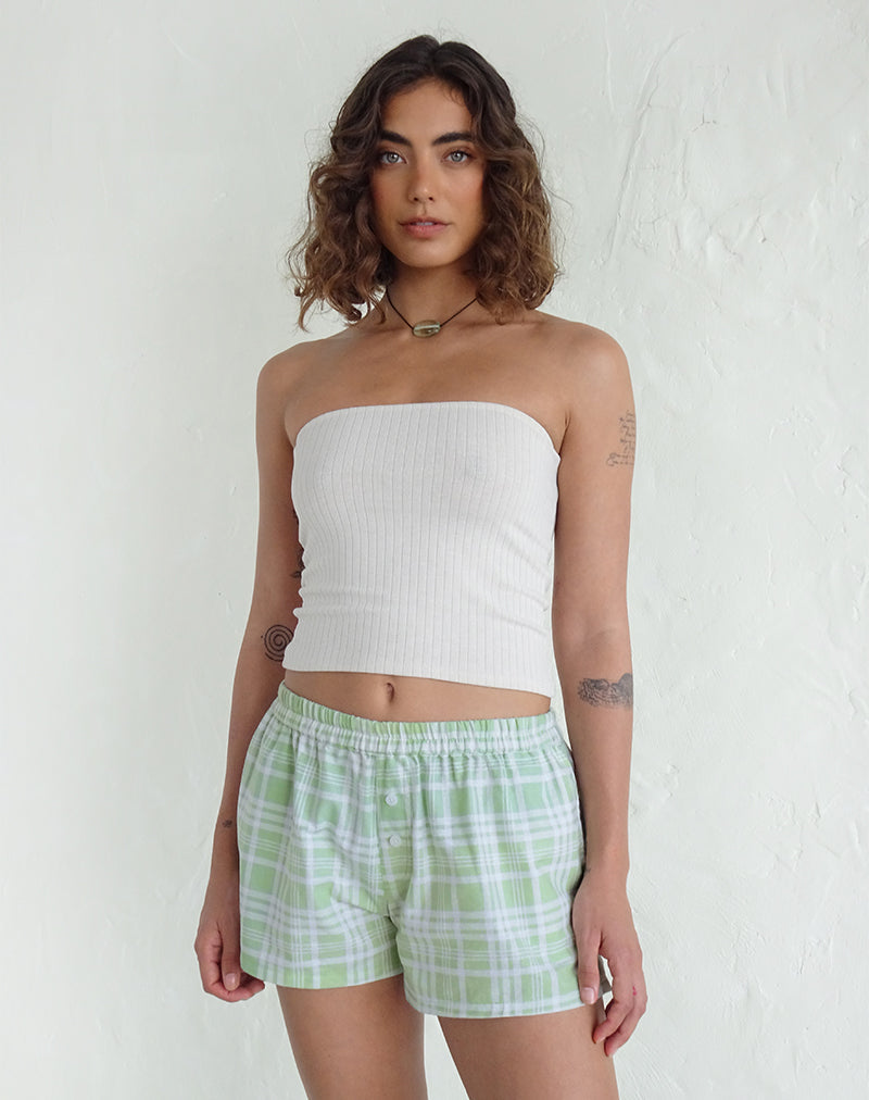 Laboxe Boxershorts aus Tischtuch Neo Mint