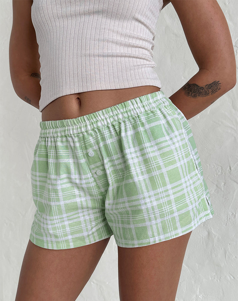 Laboxe Boxershorts aus Tischtuch Neo Mint