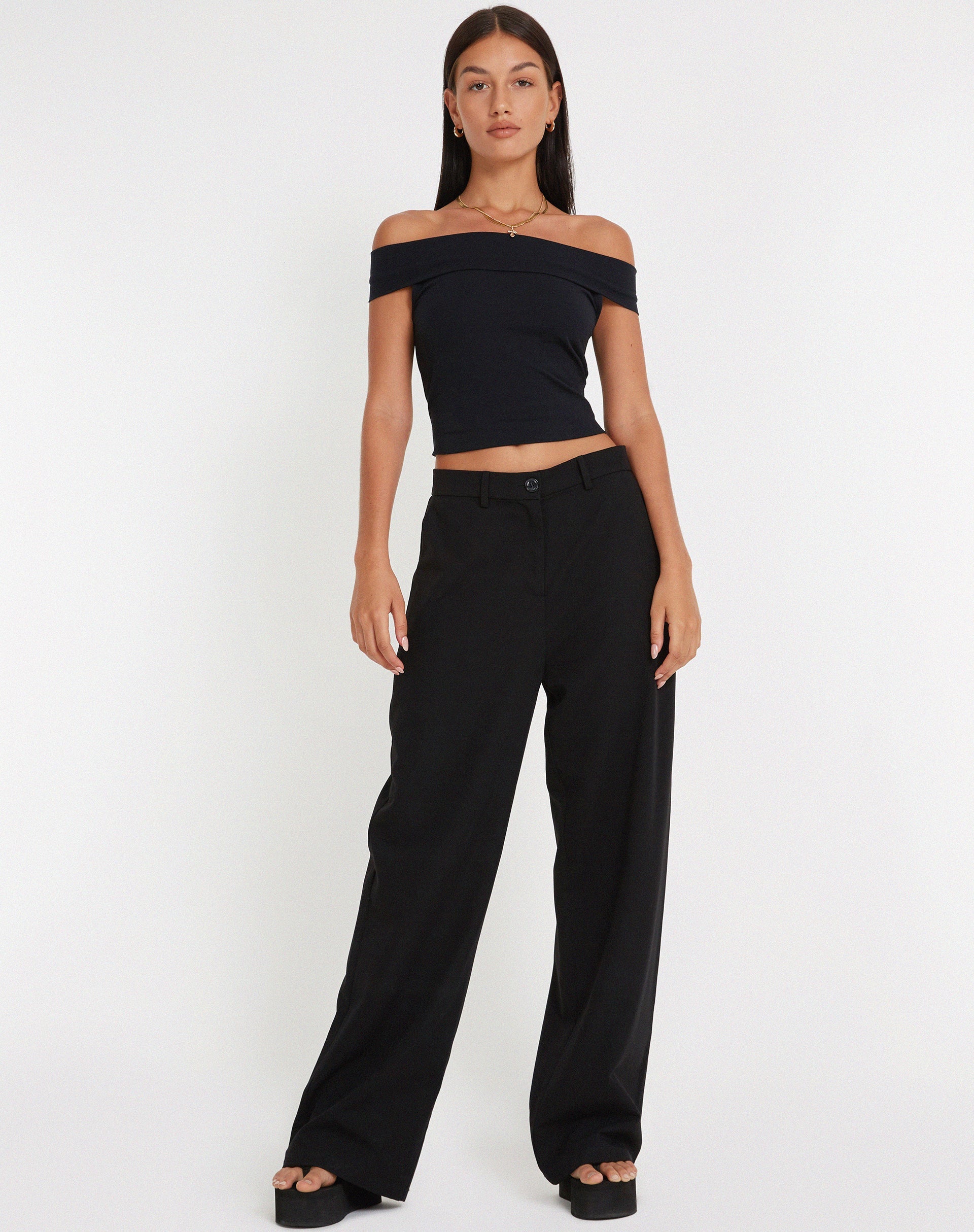 Abbildung von Pico Bardot Top in Schwarz