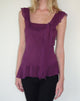 Bild von Piro Top aus Chiffon Aubergine