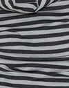 Schwarz und Grau gestreift