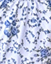 Blaue Blumenkette