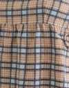 pastellblauer Tartan