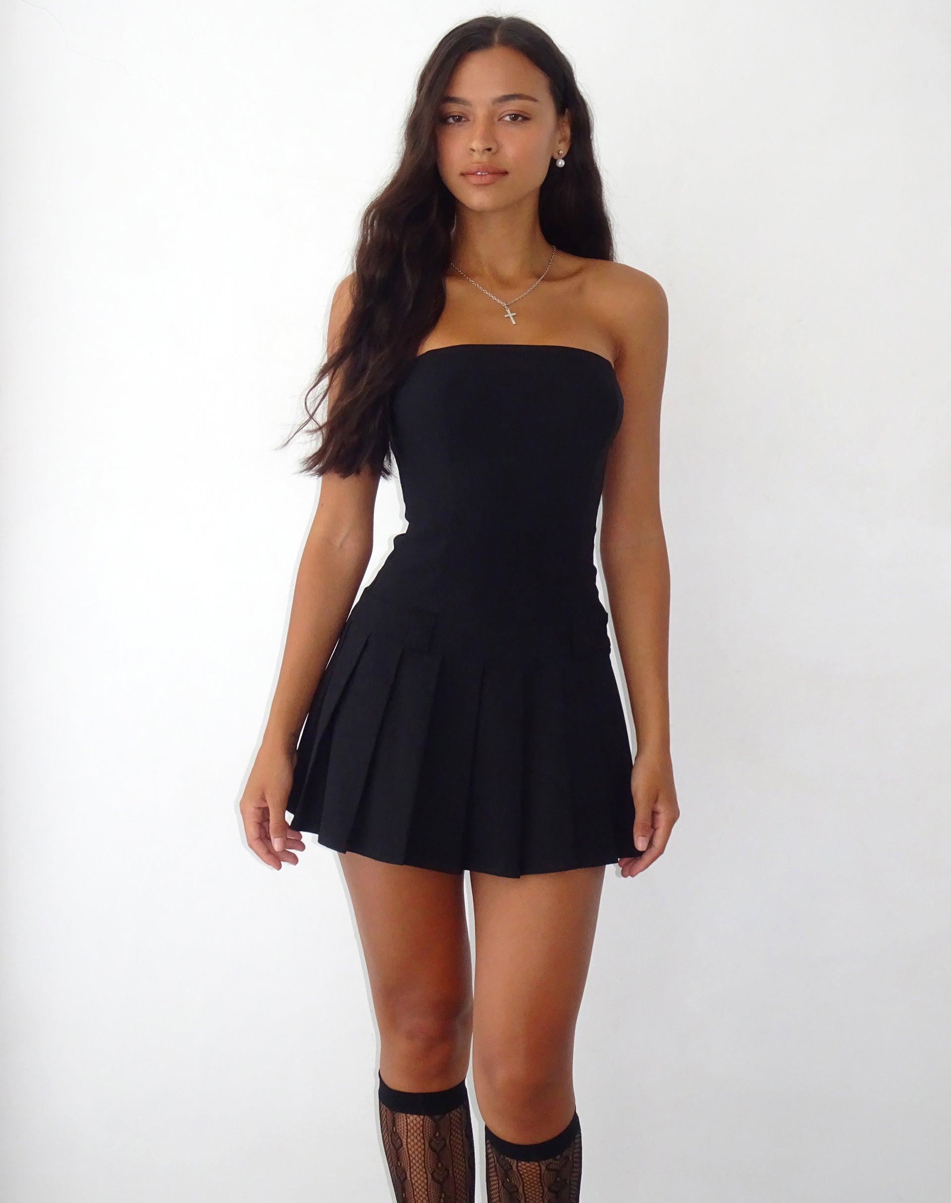 Bild von Payoda Bandeau-Minikleid in Schwarz