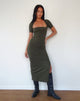 Image von Quala Midikleid in Olive