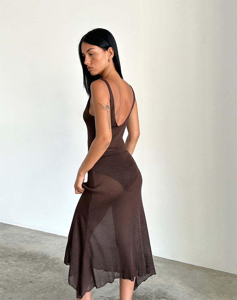 Image von Rabindra Maxikleid in Braun