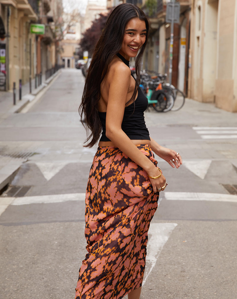 Bild von Jezza Slip Maxirock in Furnishing Floral