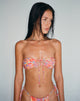 Bild von Racola Bikinioberteil in Fluro Flower Orange