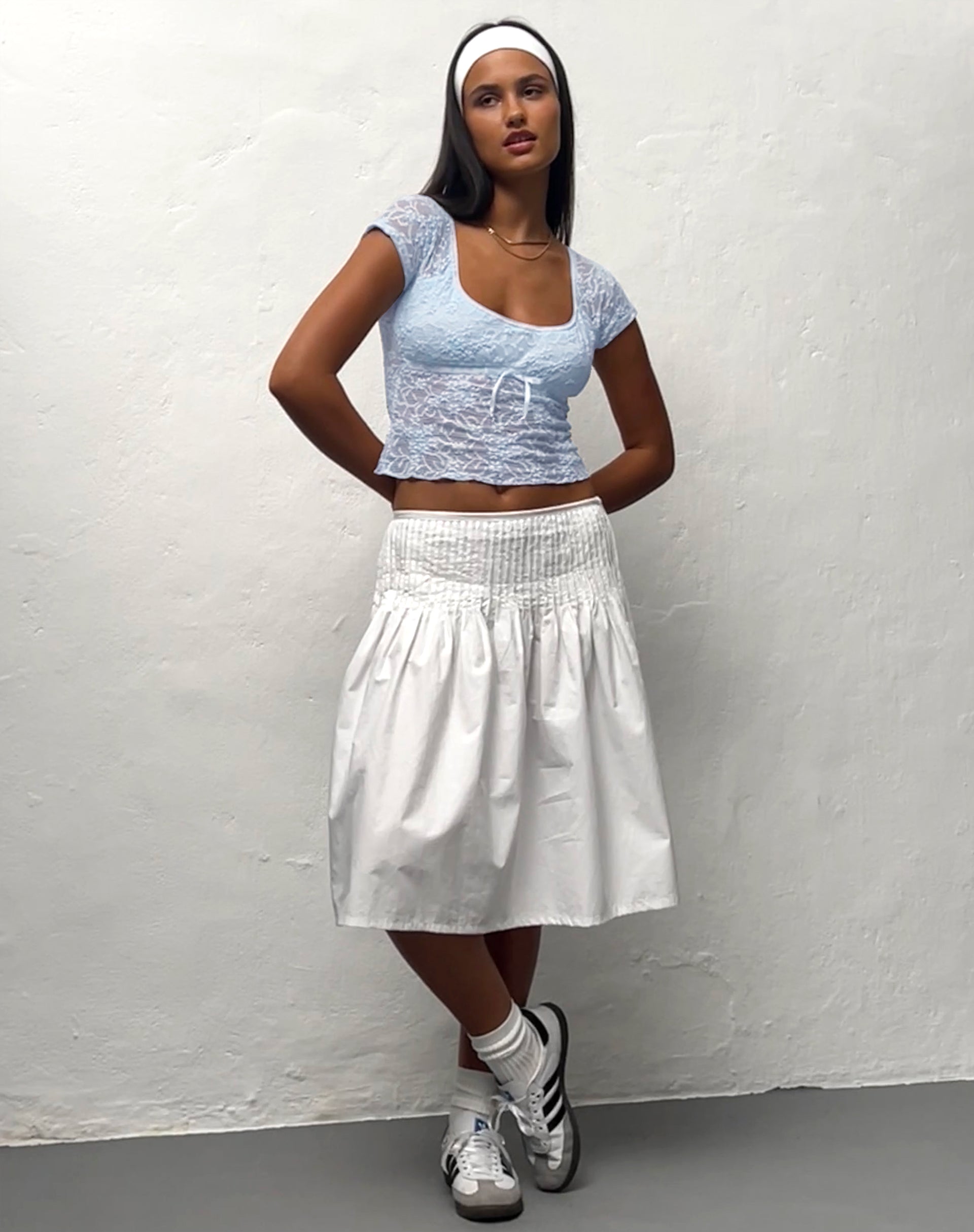 Abbildung des Rada Tops in Lace Ice Blue