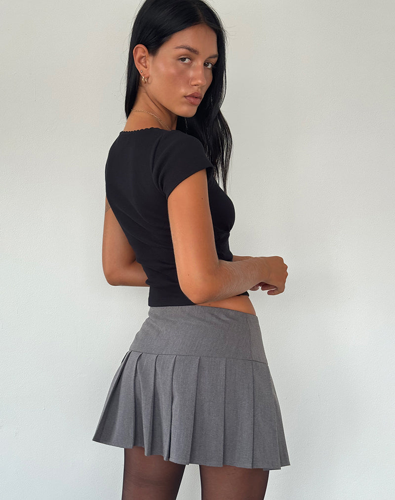 Image von Rada Top in Rippe Schwarz
