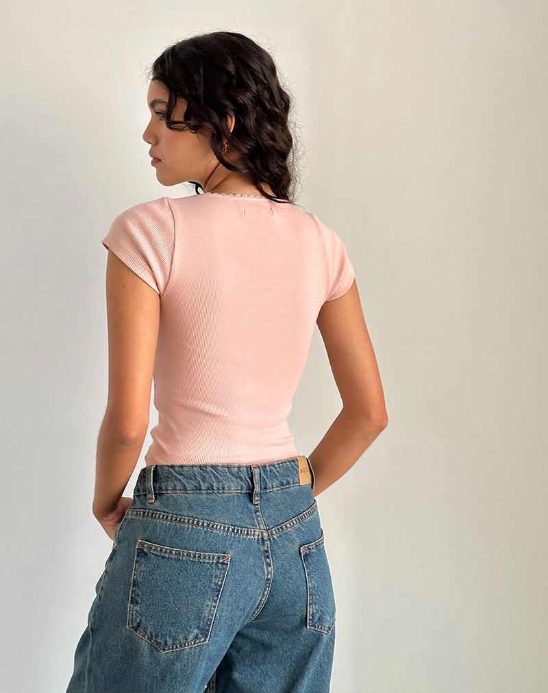 Bild von Rada Top in Rib Pink Lady