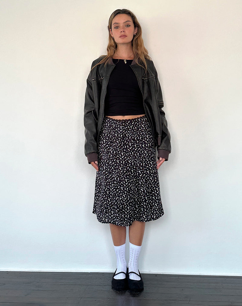 Bild von Rahyu Midirock in Schwarz Ditsy Romance