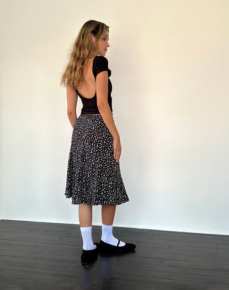 Bild von Rahyu Midirock in Schwarz Ditsy Romance