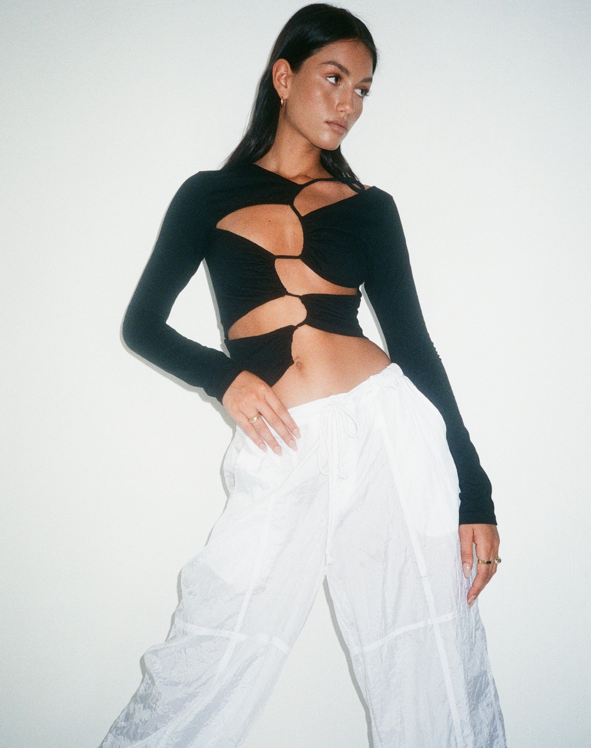 Bild von MOTEL X OLIVIA NEILL Rajina Top in Lycra Schwarz