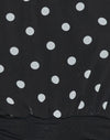 Polka Dot Schwarz und Weiß