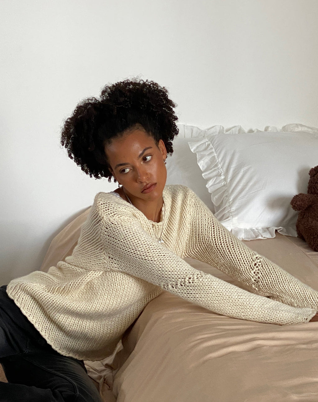Ranvir Strickpullover in Neutral