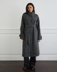 Image of Ravari Trenchcoat mit Gürtel in Anthrazit-Karo