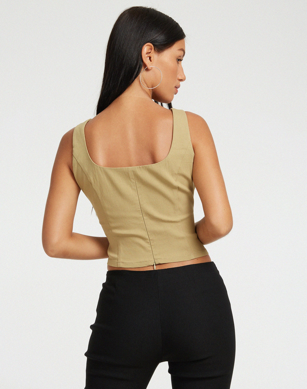 Rayuan Korsett-Top in Tan