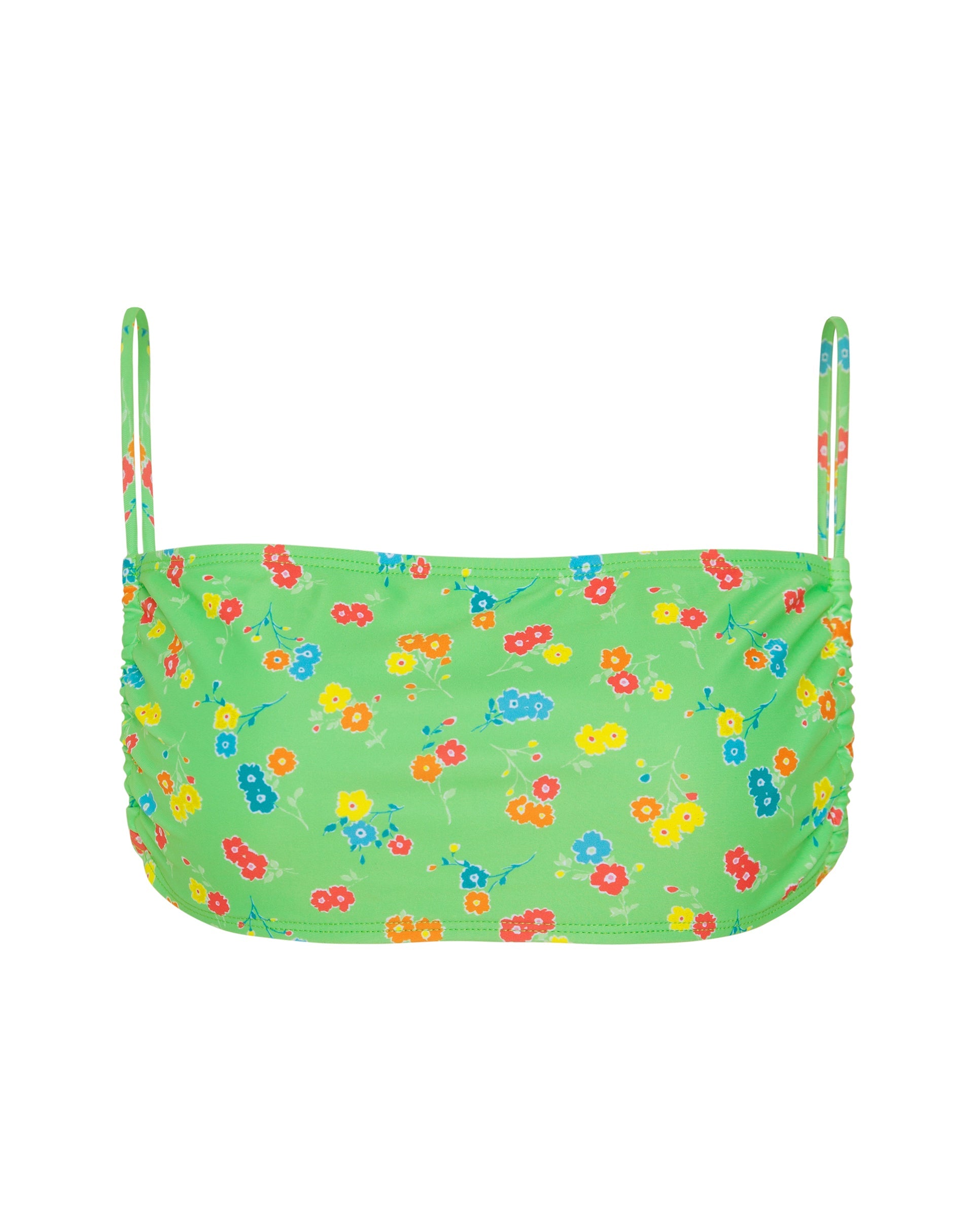 Image of Reema Bikini-Oberteil in Grün geblümt