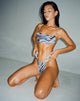 Bild von Farida Bikini Bottom in Warped Zebra Blue