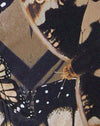  Abstrakter Schmetterling Gold