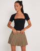 Image of Requa Bandeau Top und Shrug Set in Schwarz