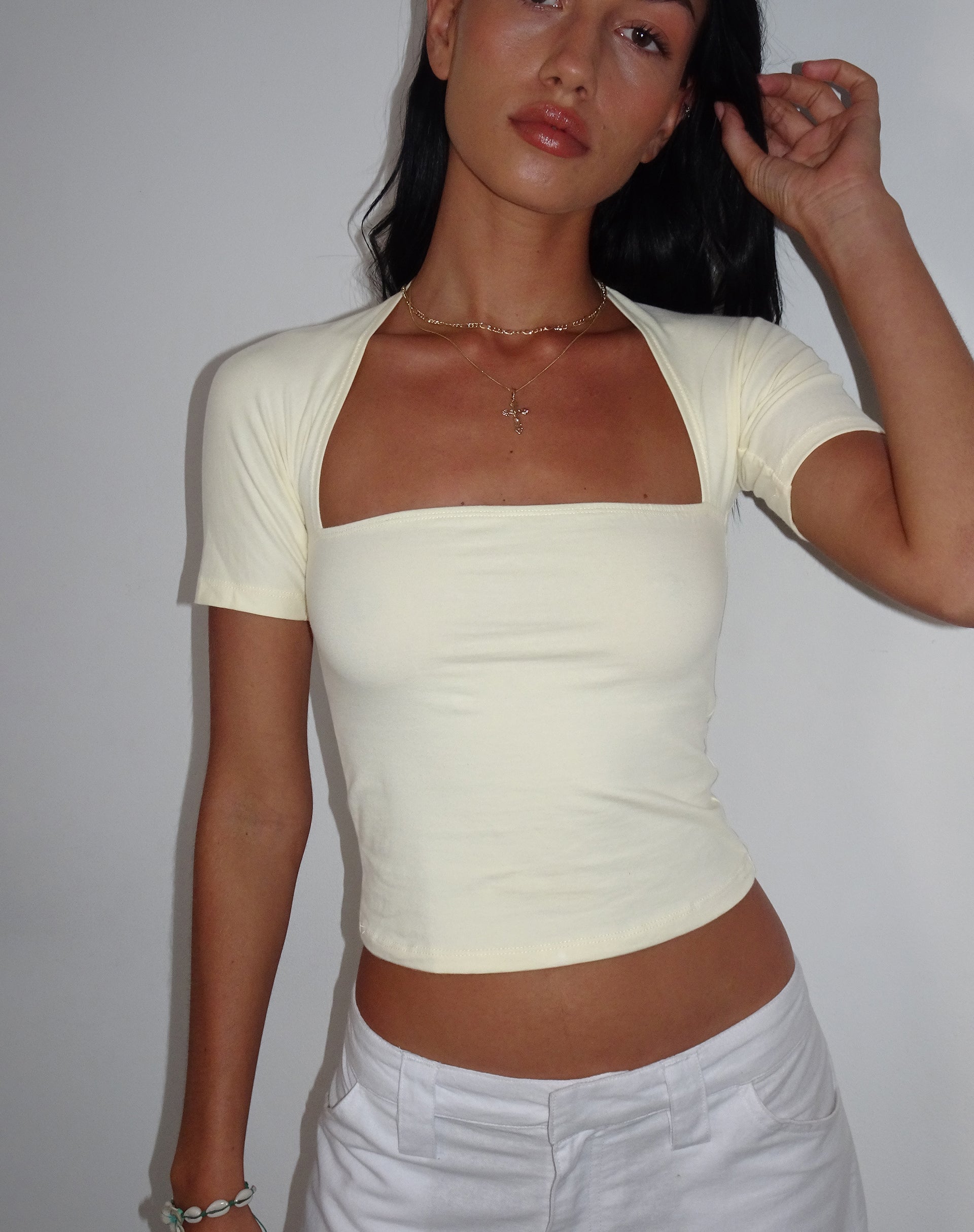 Bild von Requa Crop Top in Buttermilch