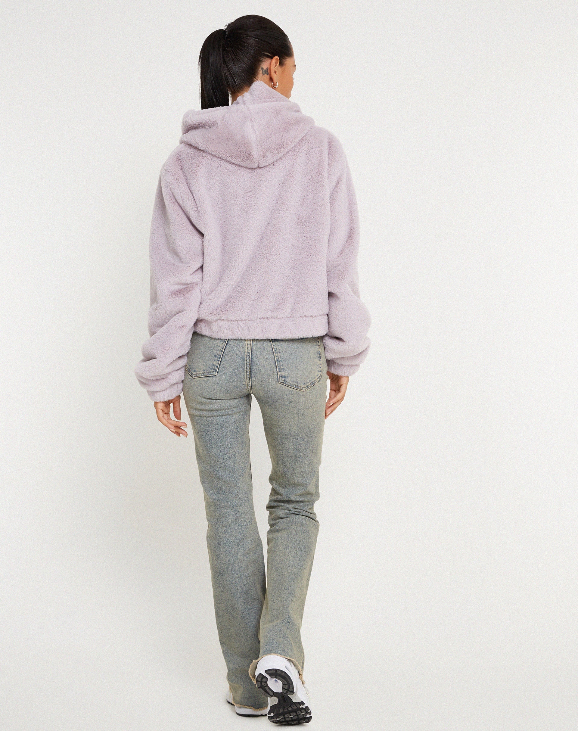 Bild von Banowa Zip Up Jacke in Flieder