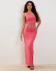 Bild von Tsuna Maxirock in Hot Pink