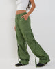 Bild der Edgar Wide Leg Cargo Trouser in Military Green