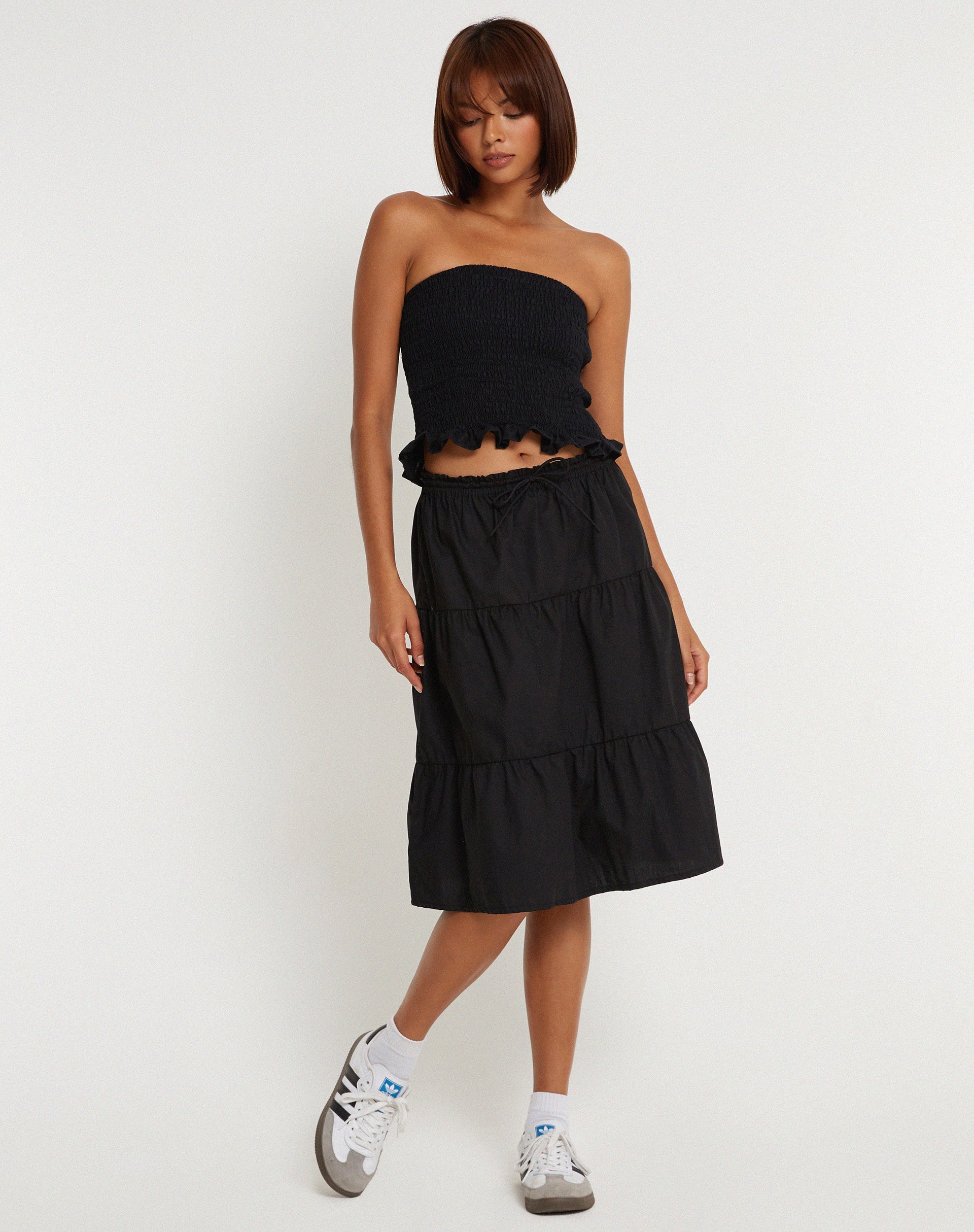 Image of Kiyo Bandeau-Top in Schwarz