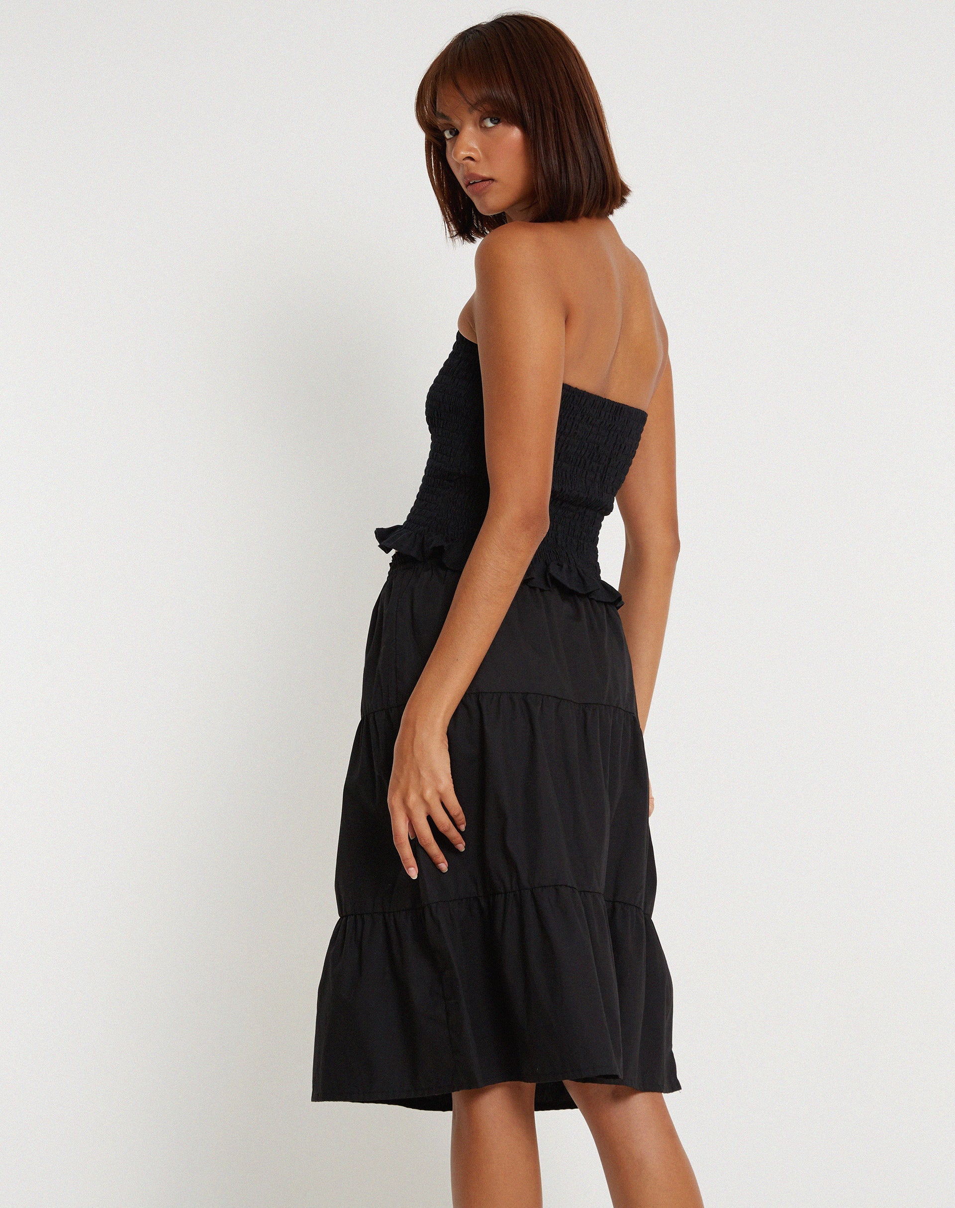 Image of Kiyo Bandeau-Top in Schwarz