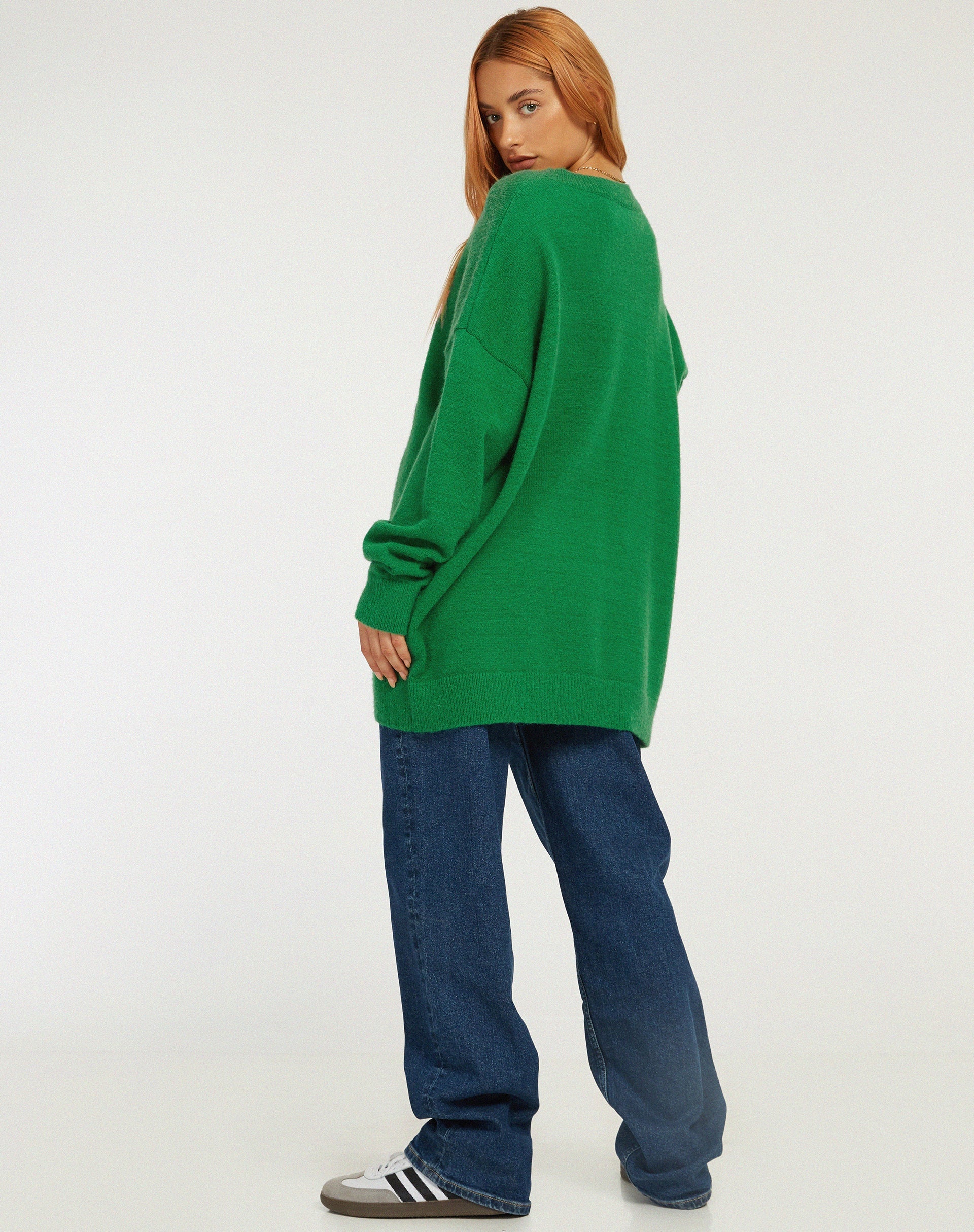 Image of Lulees Pullover in Grün Pinky Promise