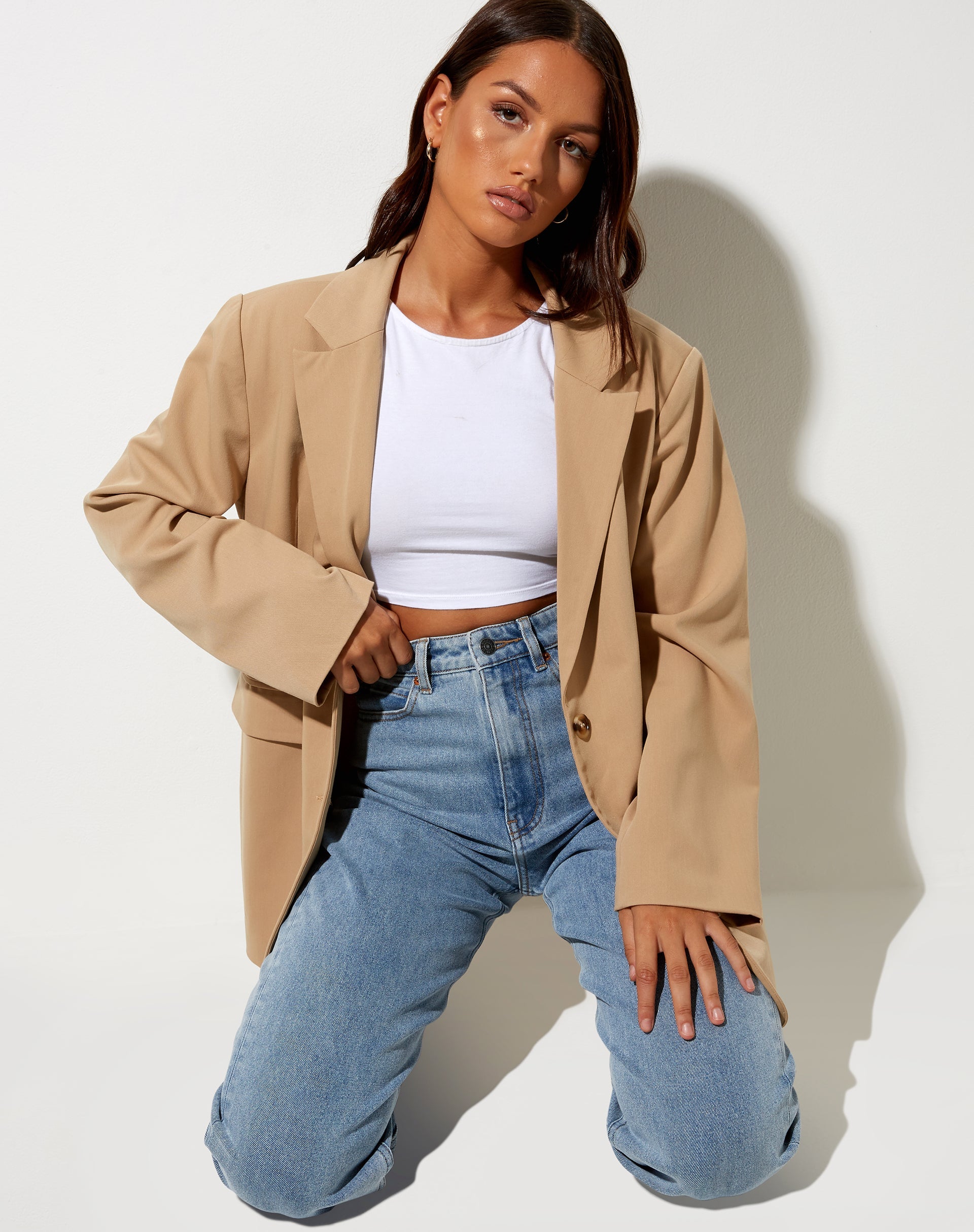 Bild von Maiwa Blazer in Mandel