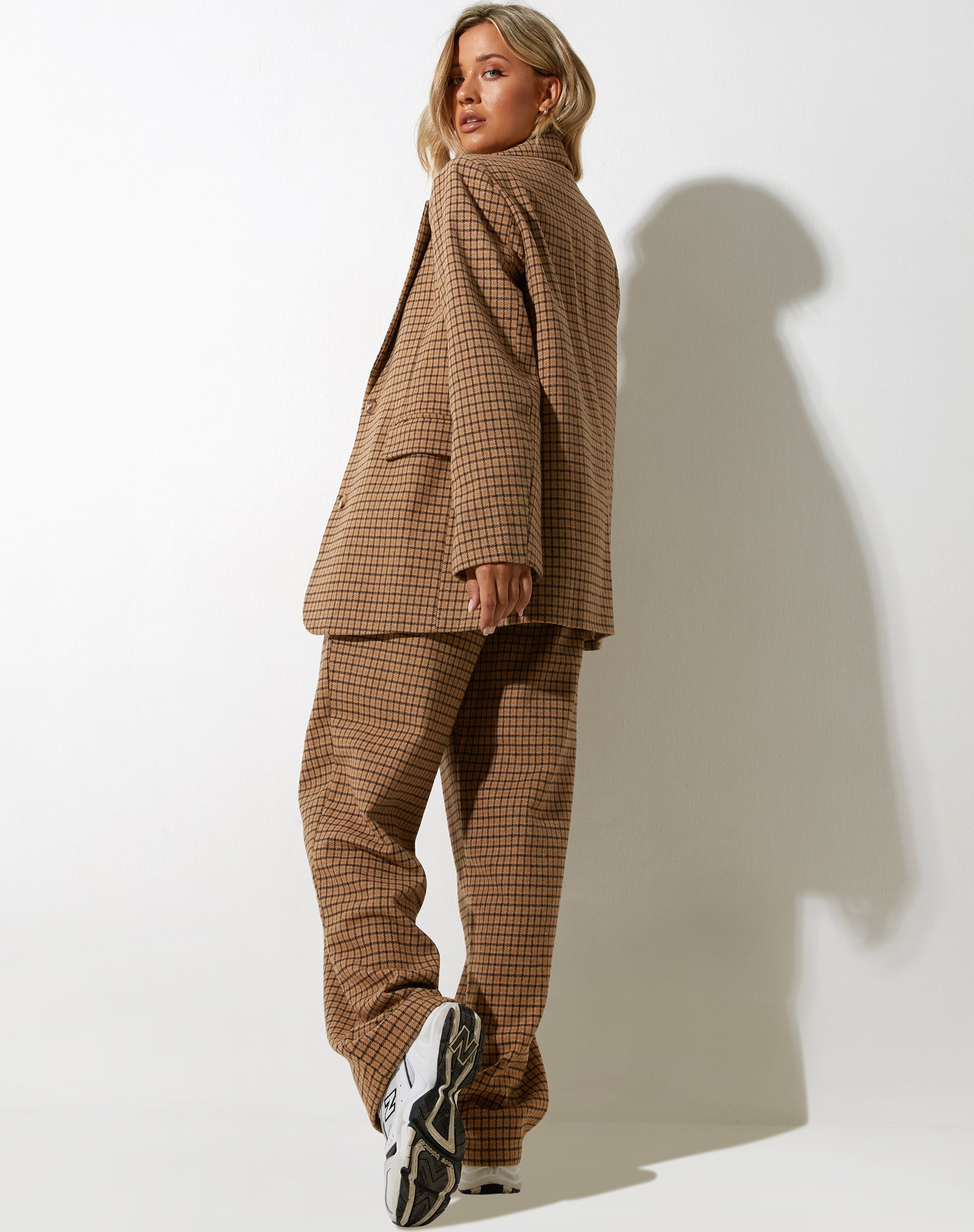 Bild von Maiwa Blazer aus Wolle Braun