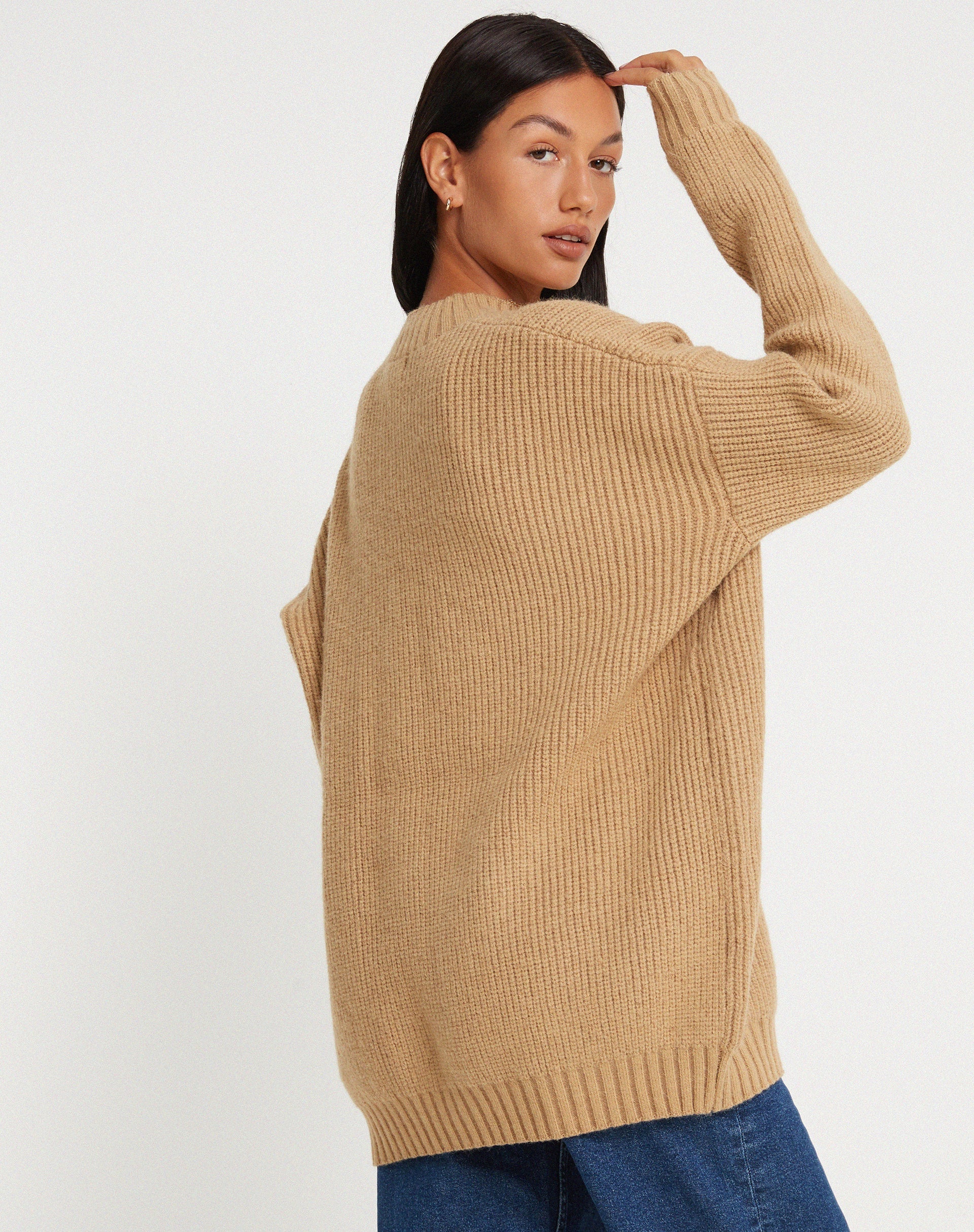 Image of Mody Pullover in Tan Rib