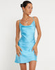 Bild von PAIVA DRESS SATIN SKY BLUE A