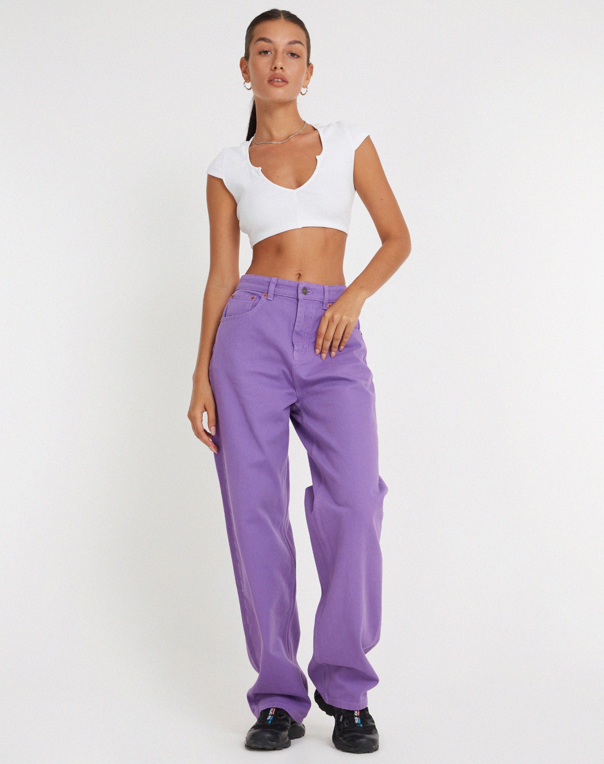 Parallel Jeans in Lila