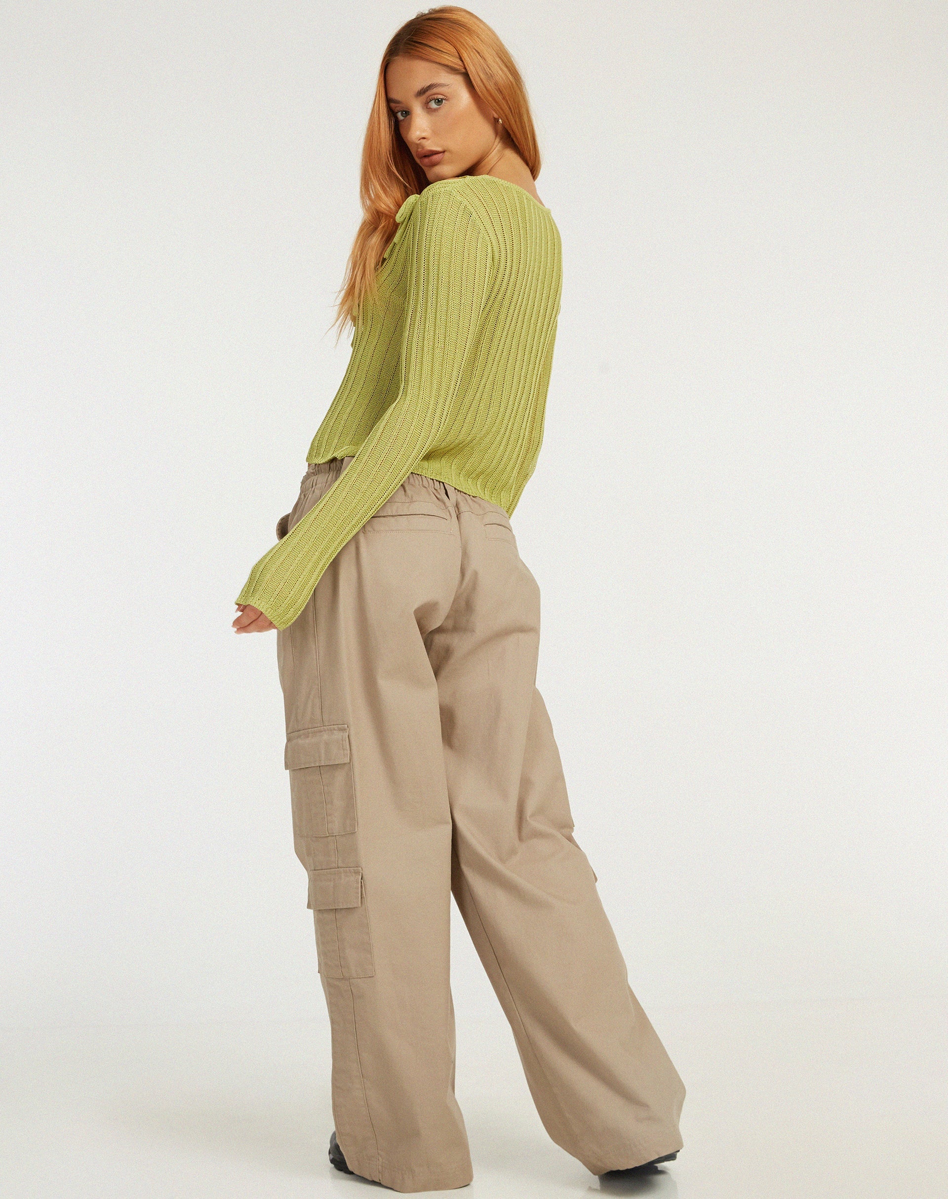 Bild von Potina Langarm Cardi in Limette