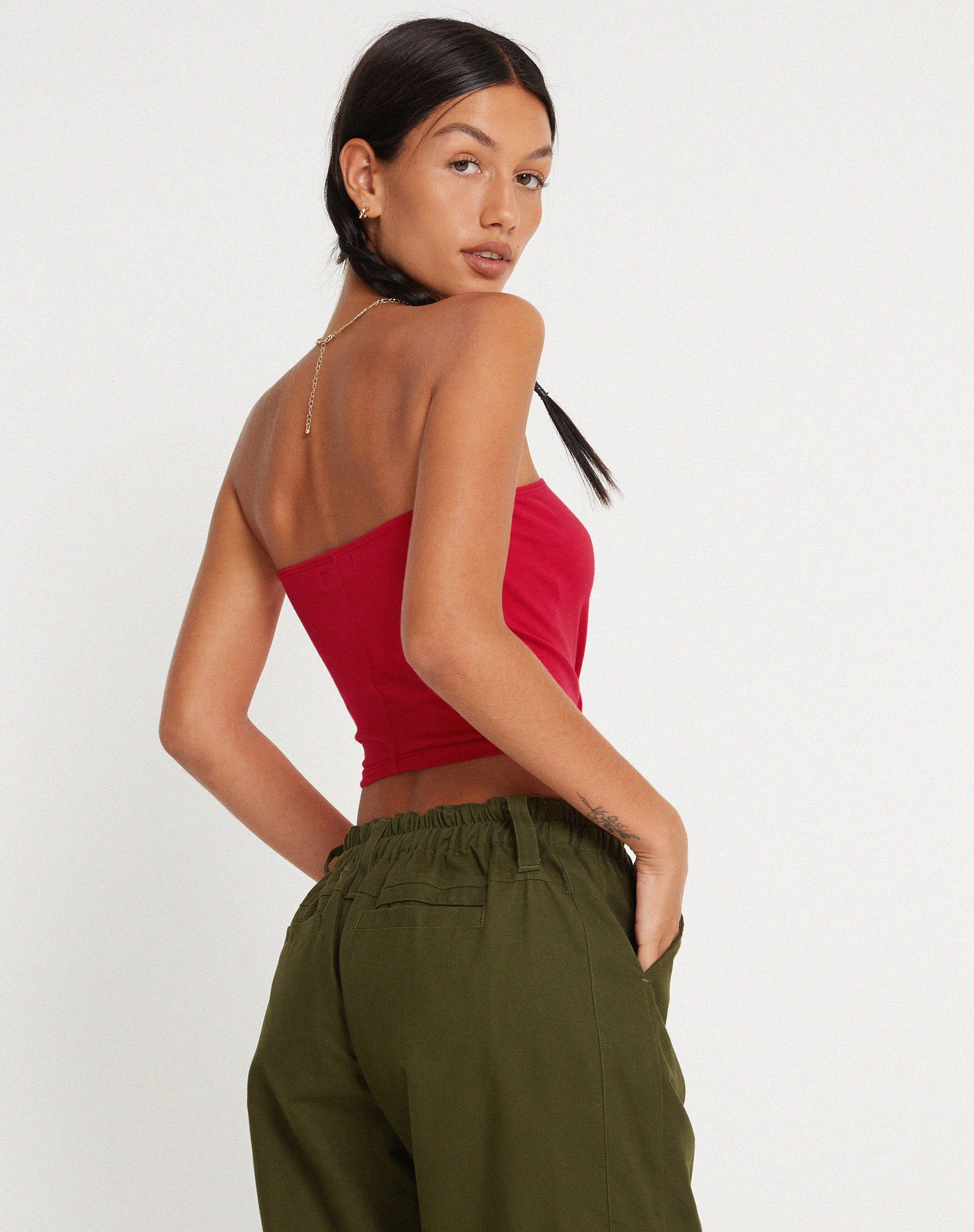 Bild von Shae Bandeau Top in Racing Rot