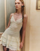 Image of Riasi Minikleid aus Chiffon in Elfenbein