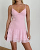 Bild von Riasi Ruffle Mini Dress in Chiffon Baby Pink
