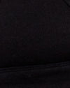 Schwarz mit Modern Day Romantics Label-Stickerei