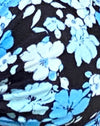 pastellblau geblümt