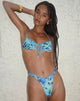 Bild von Farida Bikini-Unterteil in Blaue Blume