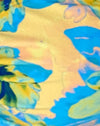 blau aquarelliert floral