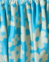 Retro Gänseblümchen Blau
