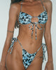 Image of Ricoa Bikinioberteil in Pastellblau geblümt