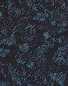 Batik Botanical Schwarz Grün
