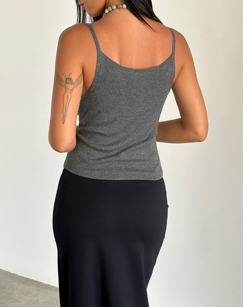 Bild von Riona Vest Top in Dunkelgrau